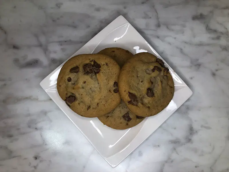 Homemade Cookies On A Plate