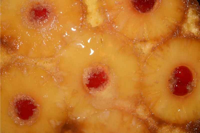 Pineapple Upside-Down Cake Beginning to Spoil!