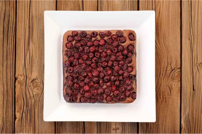 A Square Chocolate Cherry Pie