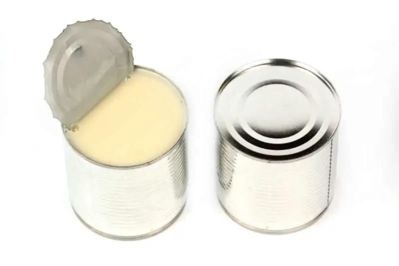 A Can of Condensed Milk Before Boiling