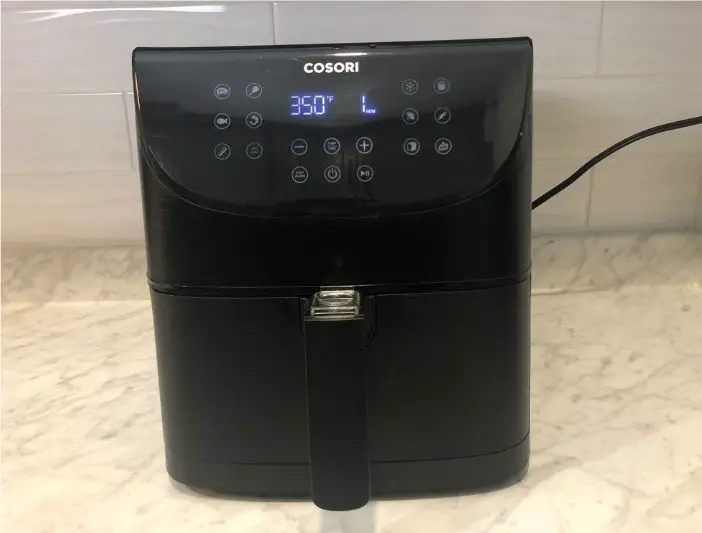 Air Fryer on 350 degrees at 1 Minute