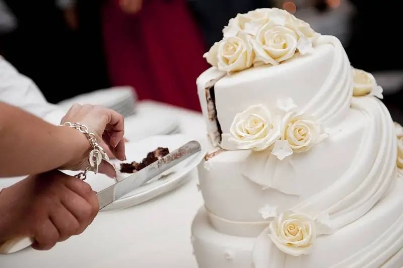 Cut a Wedding Cake at a Wedding