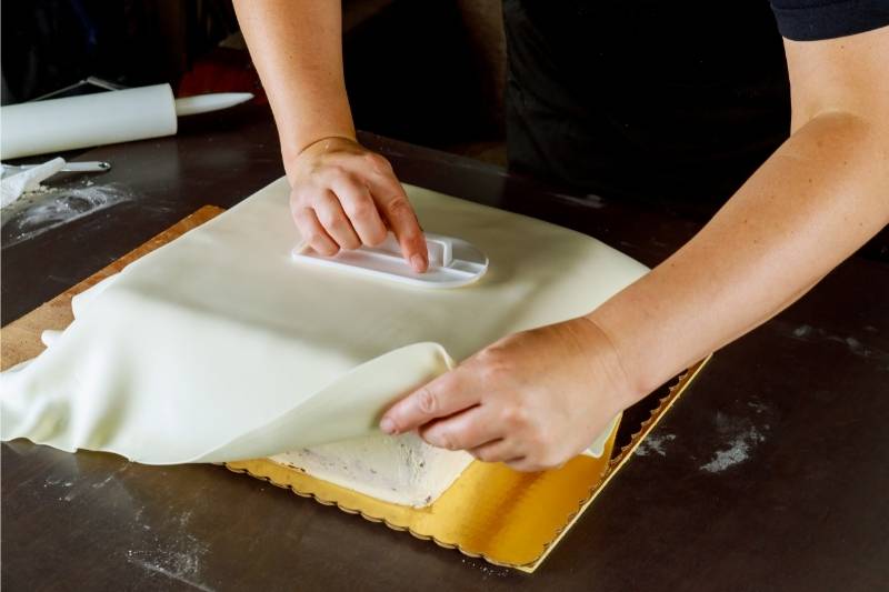 Gently Layer The Fondant On Top