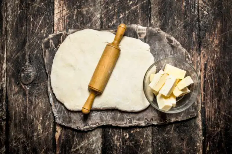 Roll Butter Into Dough