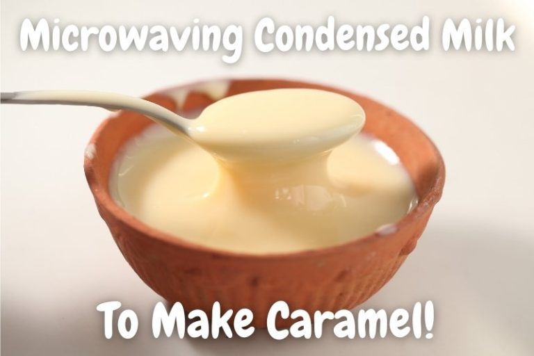 How to Microwave Condensed Milk to Make Caramel Guide Baking Nook