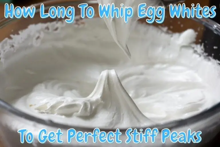 How Long Should You Whip Egg Whites To Get Stiff Peaks? Baking Nook