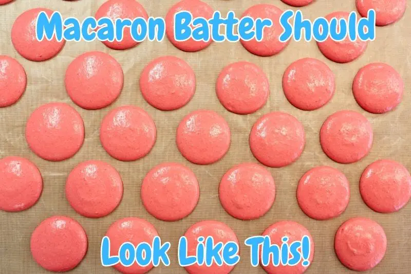 Macaron batter should look like this!